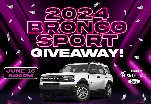 2024 Bronco Sport Giveaway!