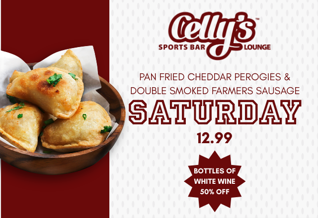 $12.99 Cheddar Perogies and Farmers Sausage