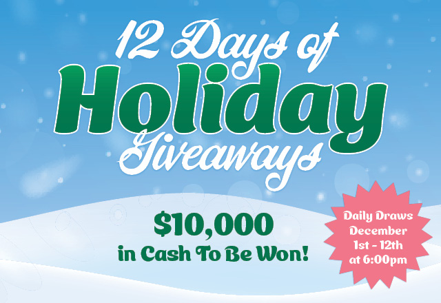 12 Days of Holiday Giveaways