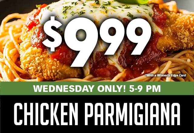 Chicken Parmigiana - Wednesday Special